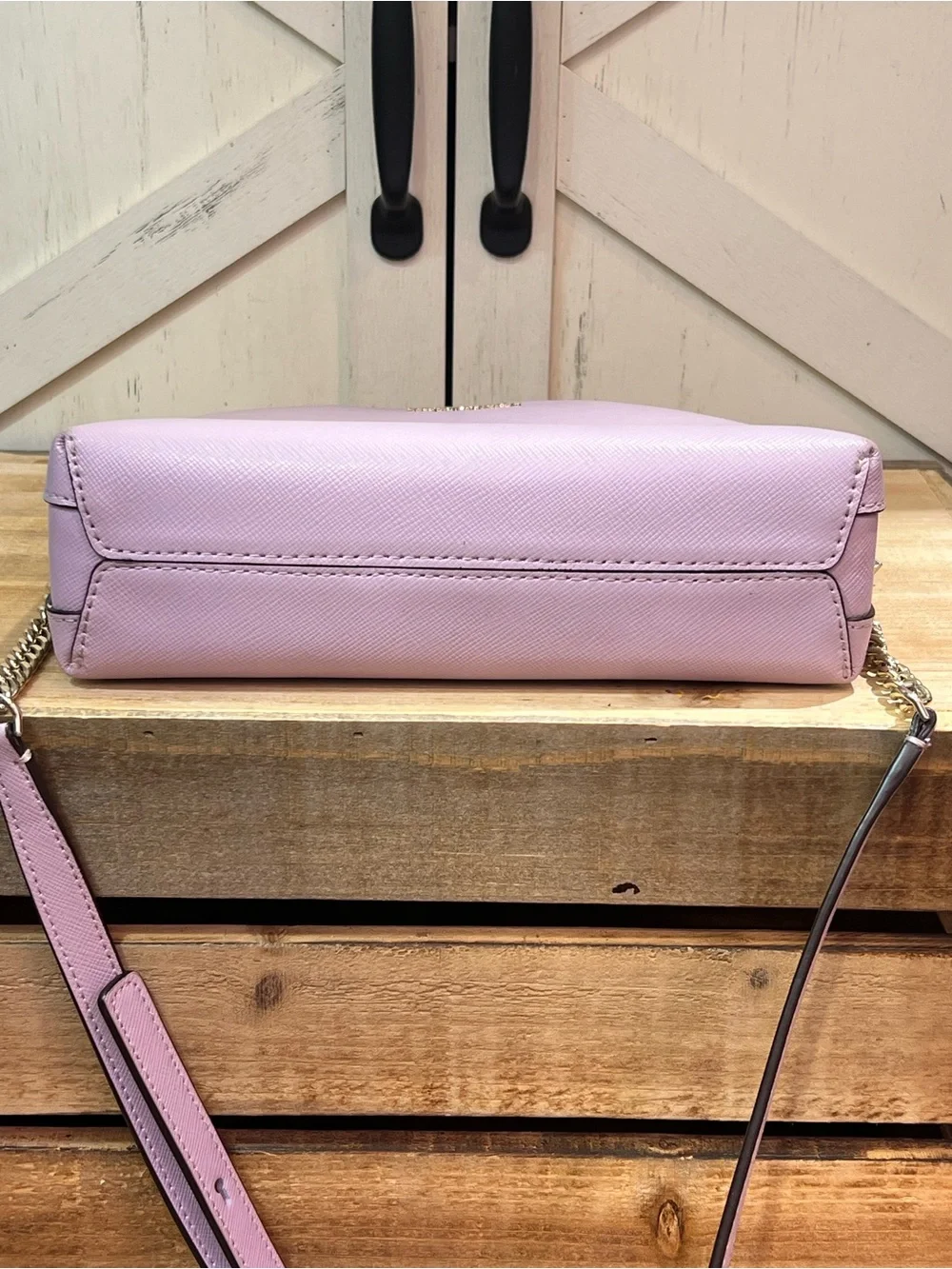 Kate Spade New York Spencer Double Zip Dome Lilac Crossbody
